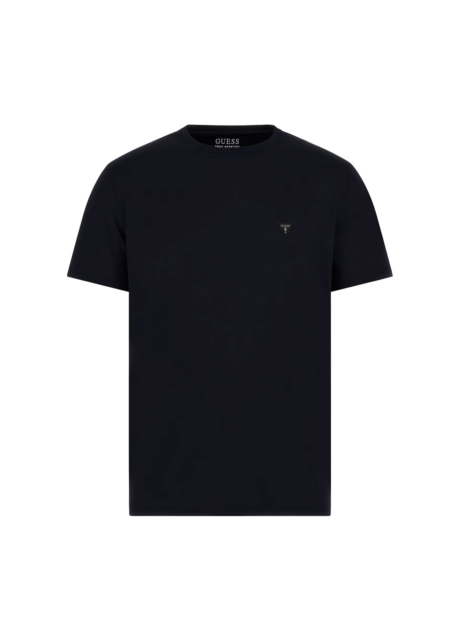 T-shirt "Eco Core Icon" Nera con Logo Triangolo Ricamato
