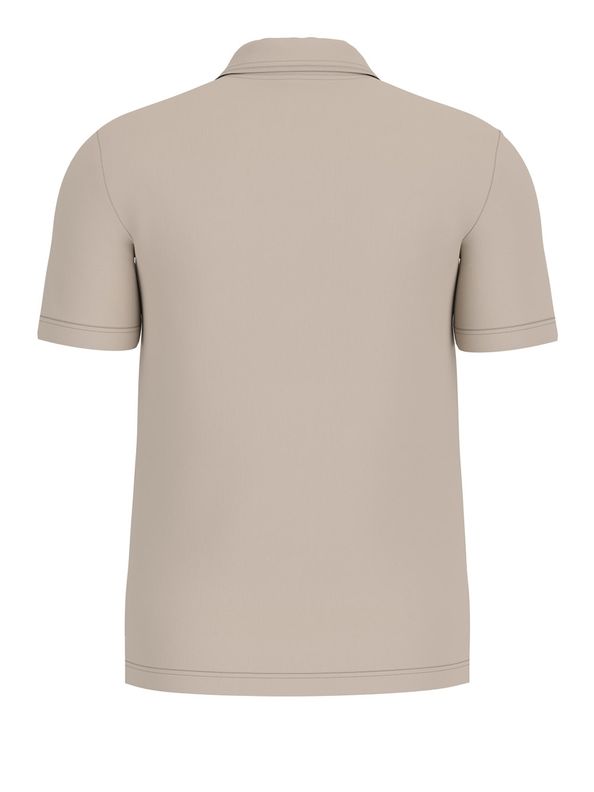 Polo "Vintage Pocket" avorio con Colletto Aperto e Taschino