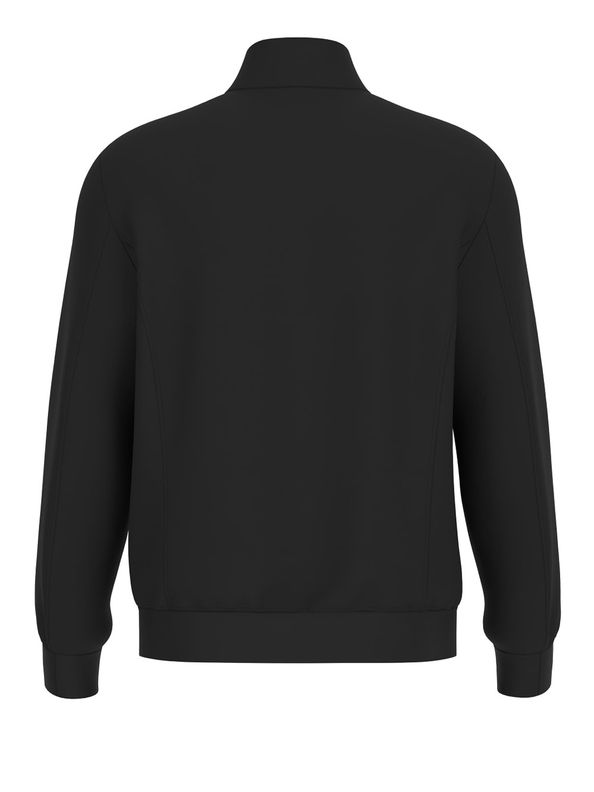 Giubbino blu Tech Stretch con Zip e Collo Alto
