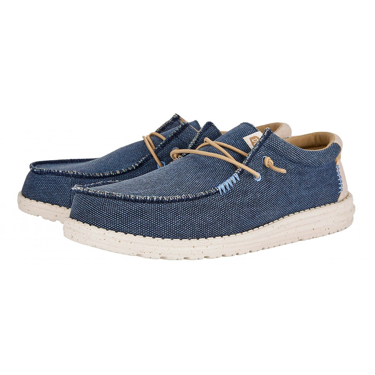 Mocassino "Wally Coastline Jute M" navy blue iin Tessuto Riciclato