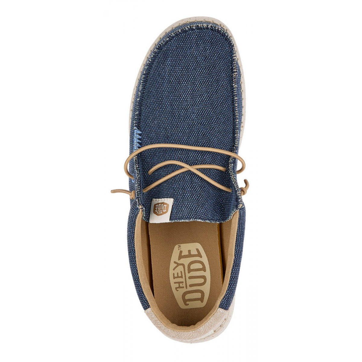 Mocassino "Wally Coastline Jute M" navy blue iin Tessuto Riciclato