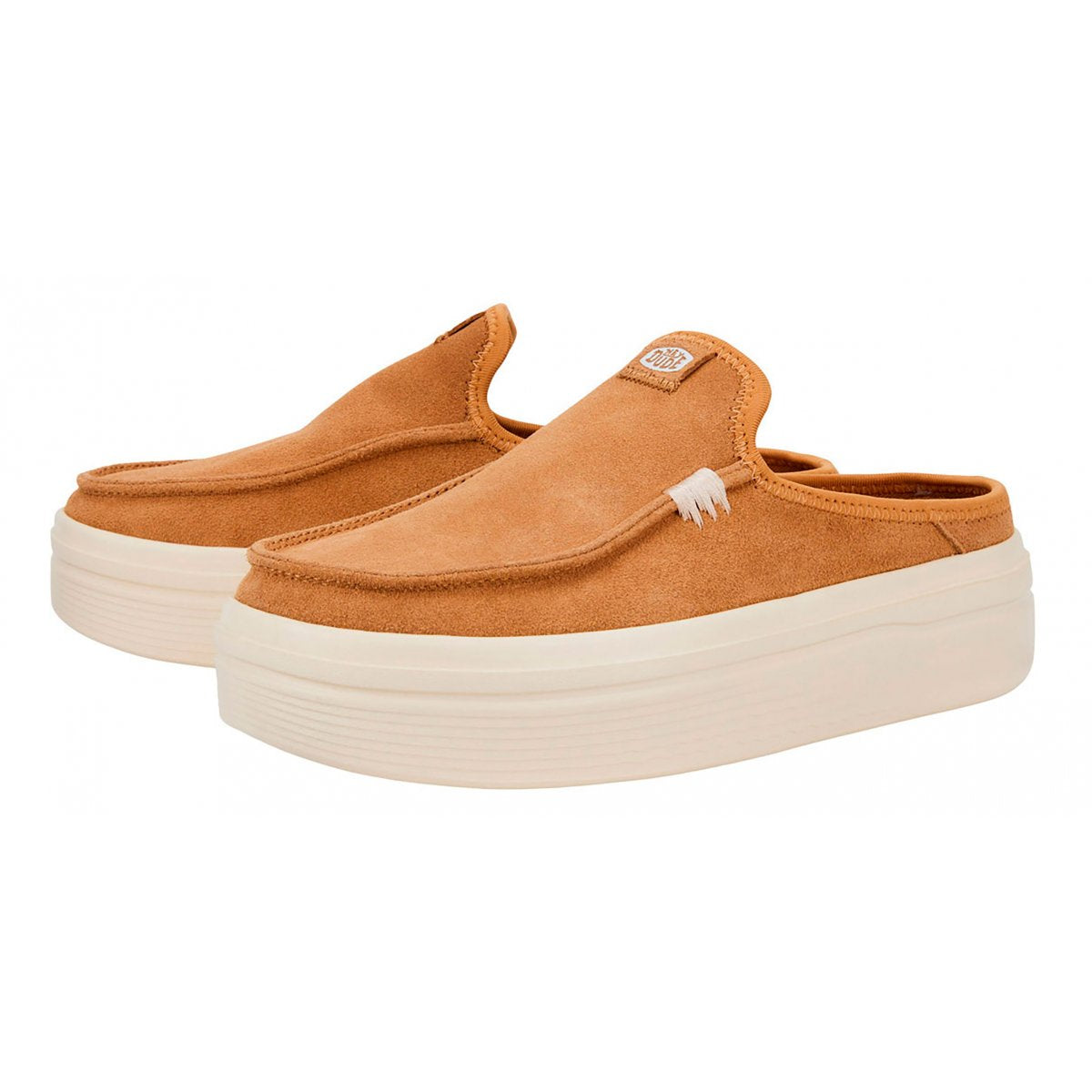 Sneakers "Austin Lift Classic" Donna in Pelle Scamosciata beige