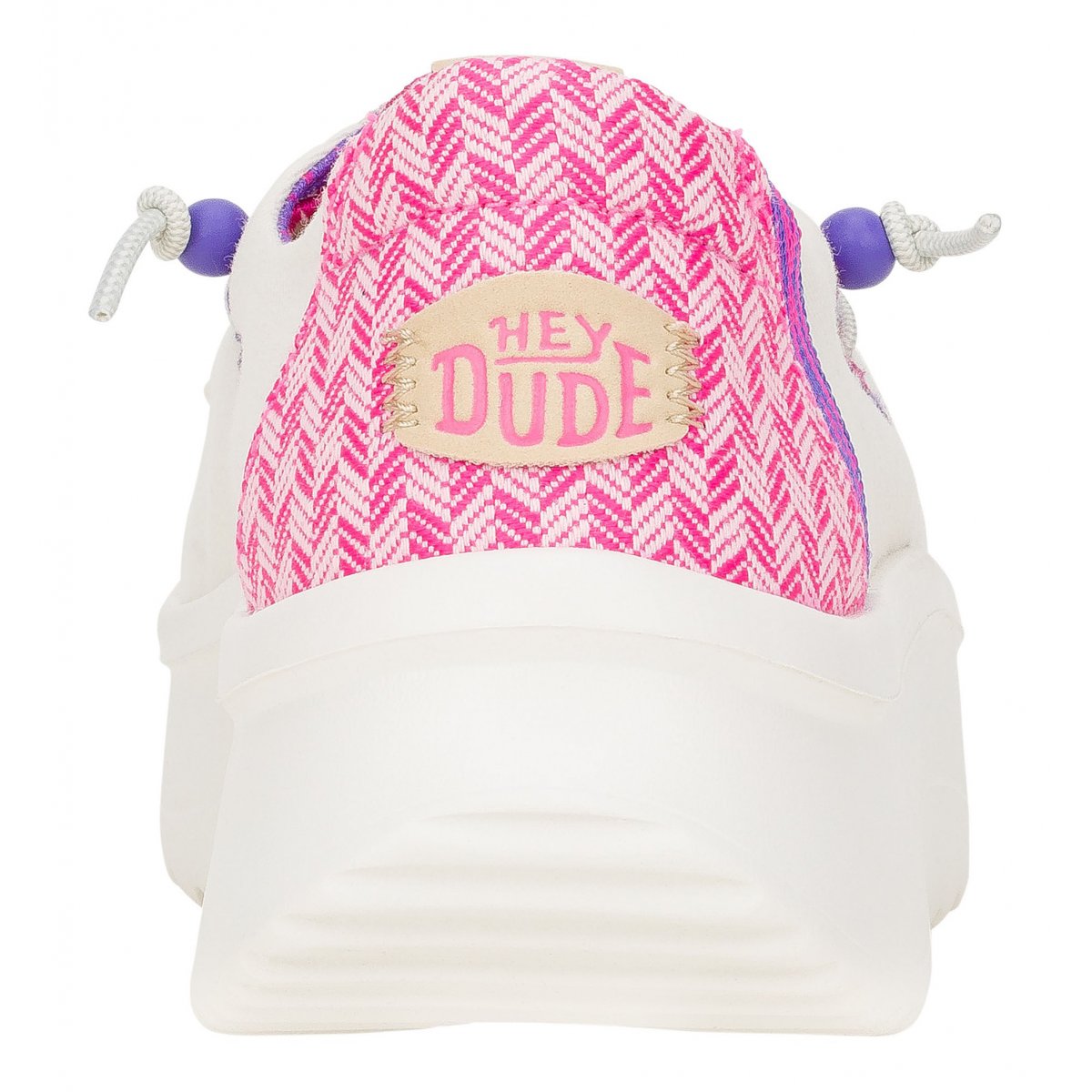 Sneakers "Wendy Peak Chambray Woven" bianco / fuxia