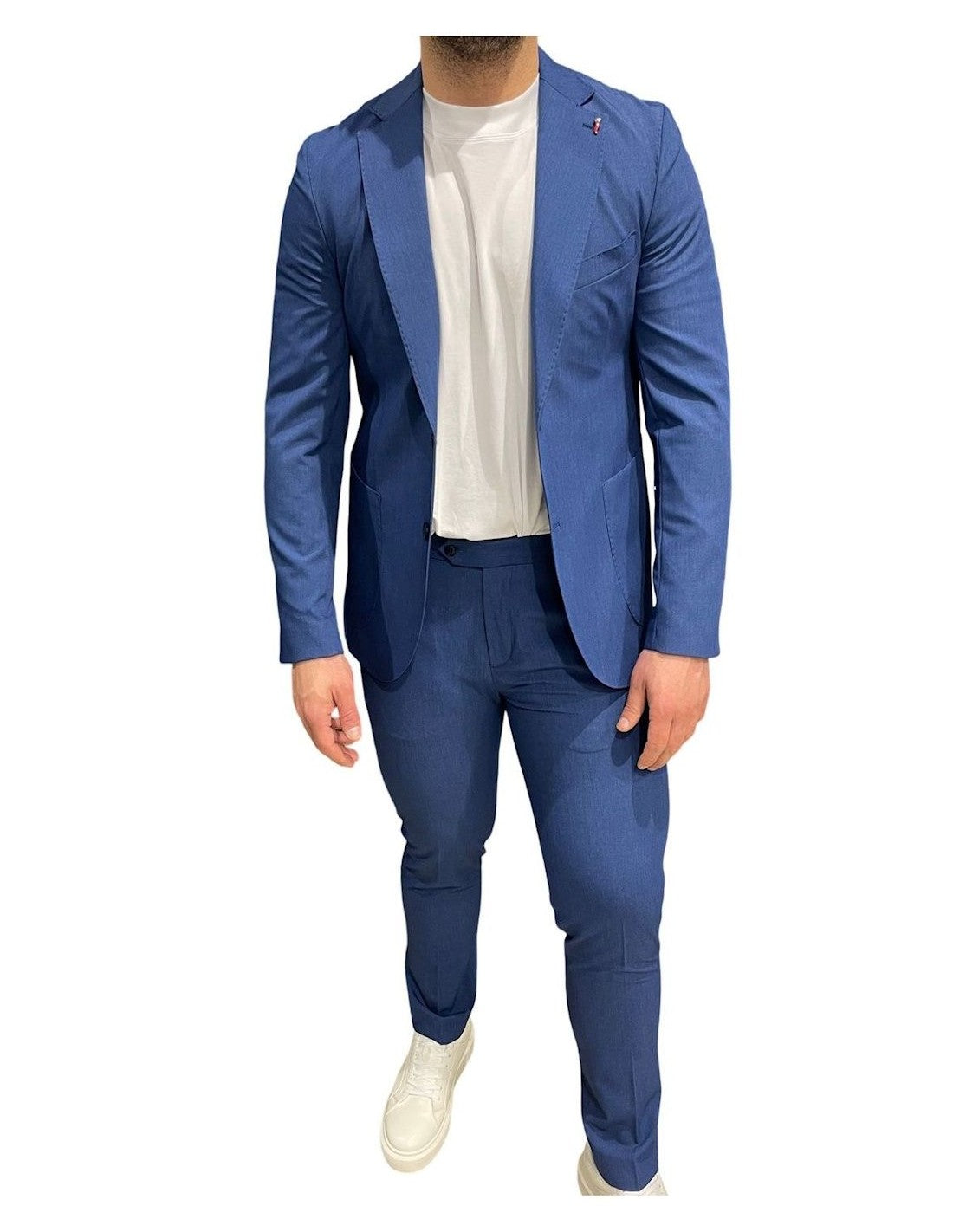 Completo "Tenerife" Blu Jeans Slim Fit Elegante