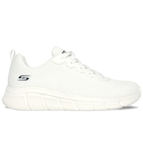 Sneaker Donna Skechers Flex Appeal Bianca con Tomaia in Mesh