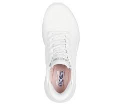 Sneaker Skechers Slip-ins Bianca con Tomaia in Mesh Elasticizzato