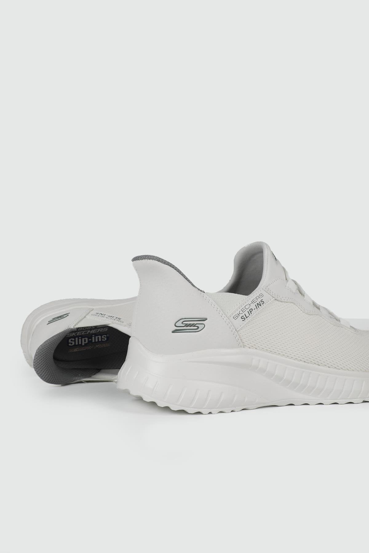Sneaker Donna Skechers BOBS Slip-Ins Bianca con Suola Coordinata