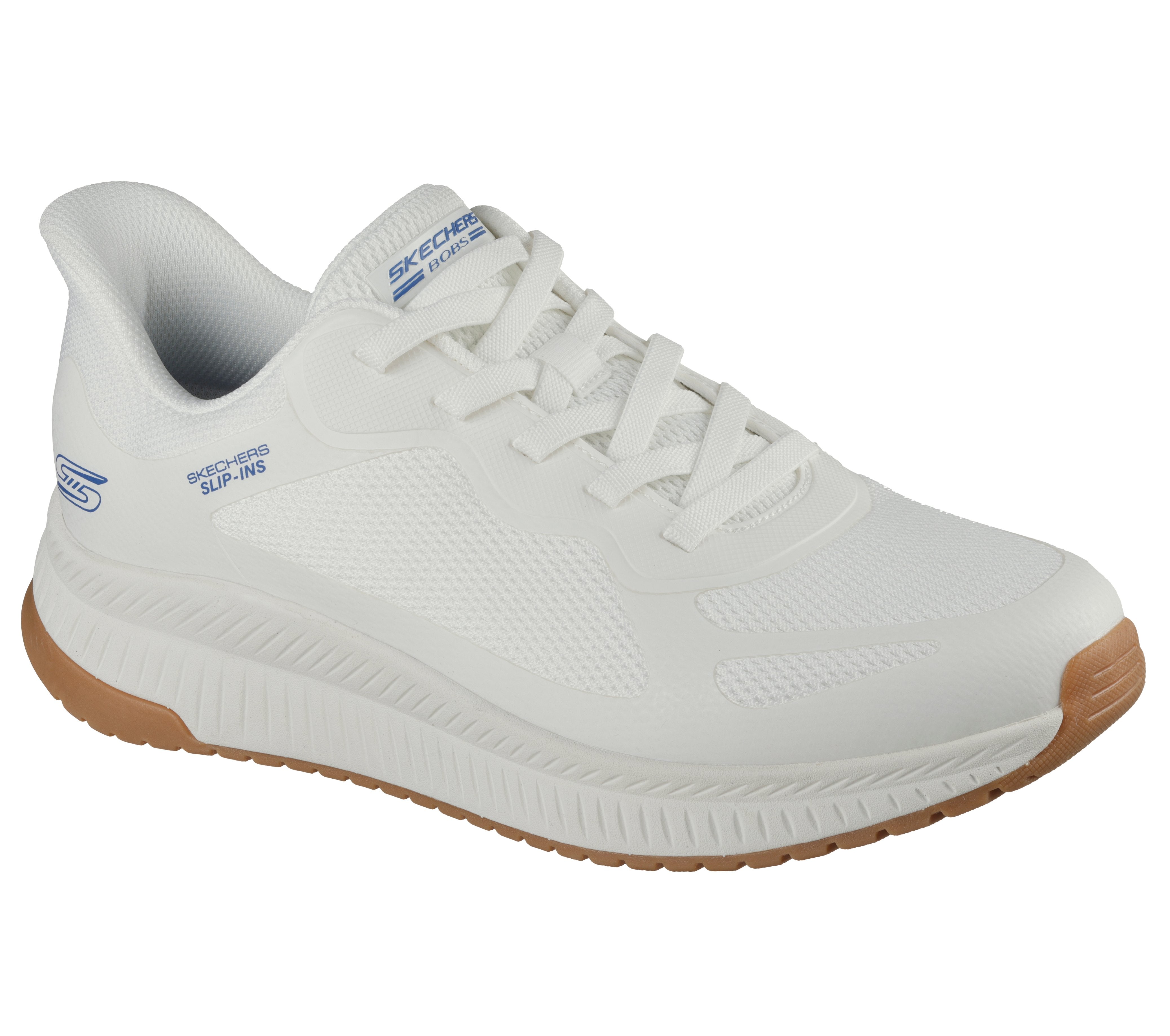 Sneaker Uomo Skechers Slip-Ins Bianca con Suola a Contrasto