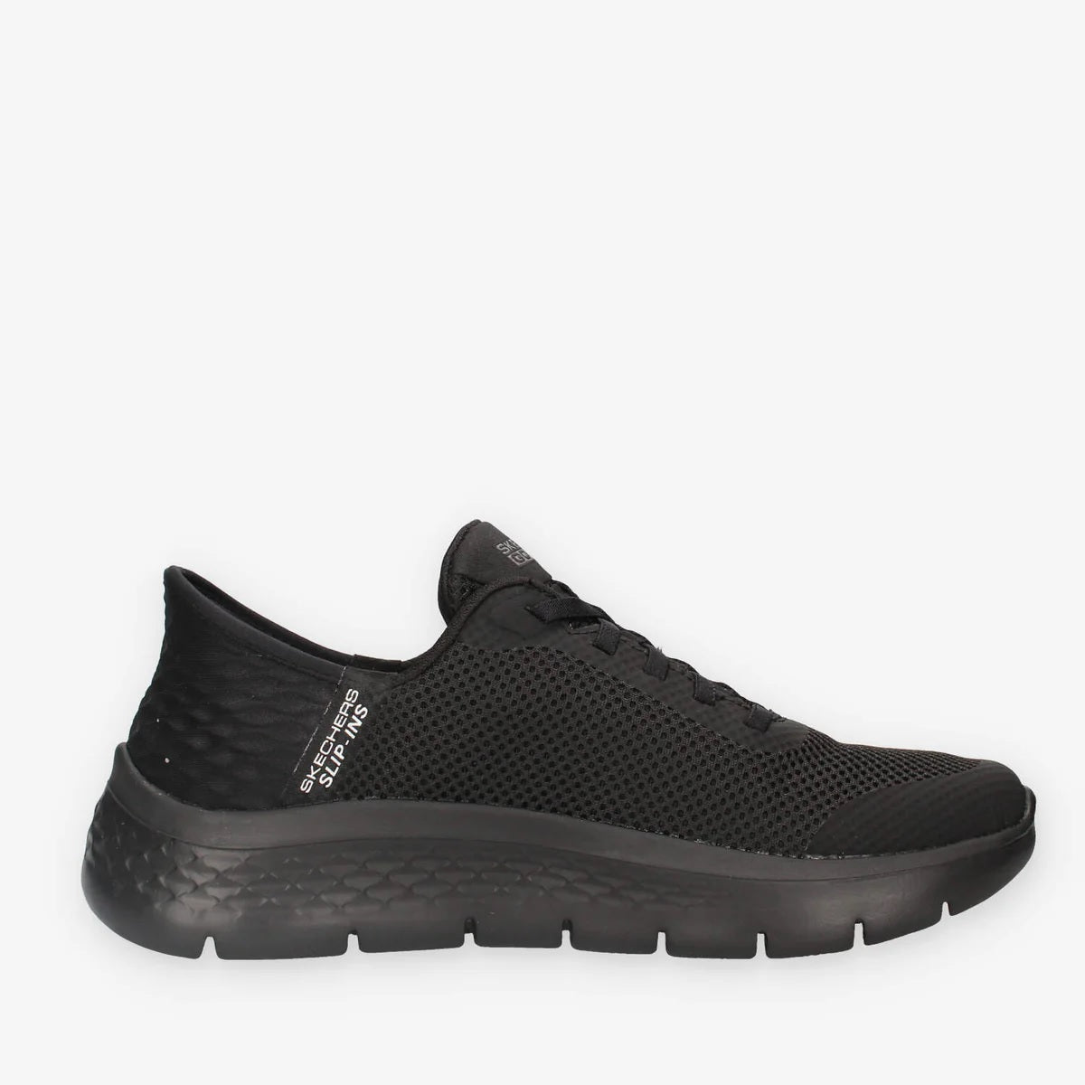 Sneaker Donna Skechers Go Walk Nera con Tecnologia Slip-Ins®