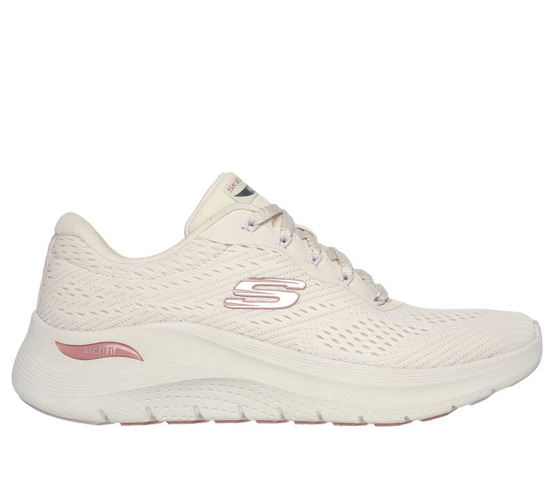 Sneakers Donna Neutro con Plantare Arch Fit e Tomaia Traspirante