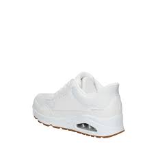 Sneakers Uomo Bianche con Suola Air-Cooled e Calzata Slip-Ins