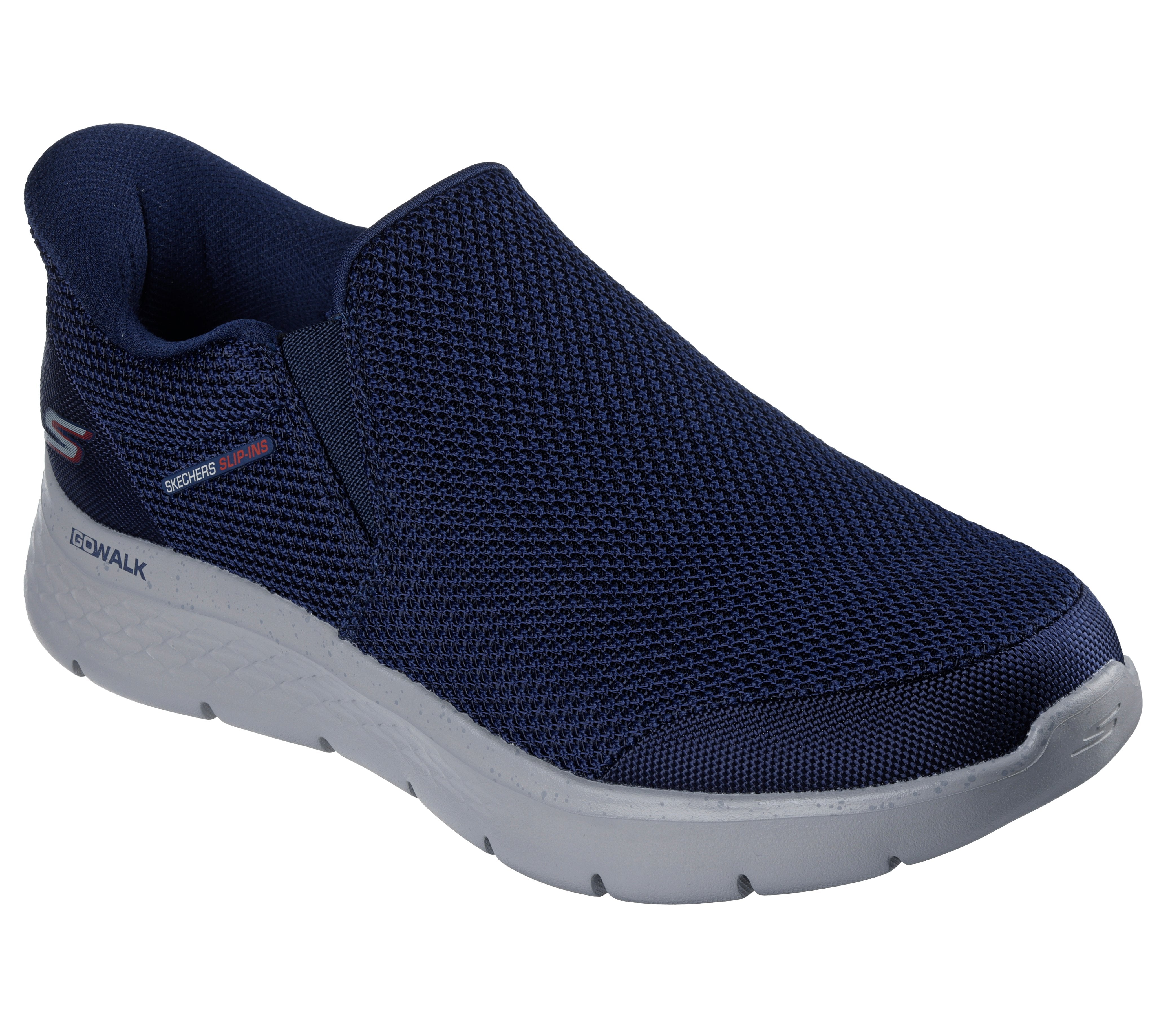 Slip-on "GOwalk Flex" Navy con Tomaia in Mesh e Tecnologia Slip-Ins