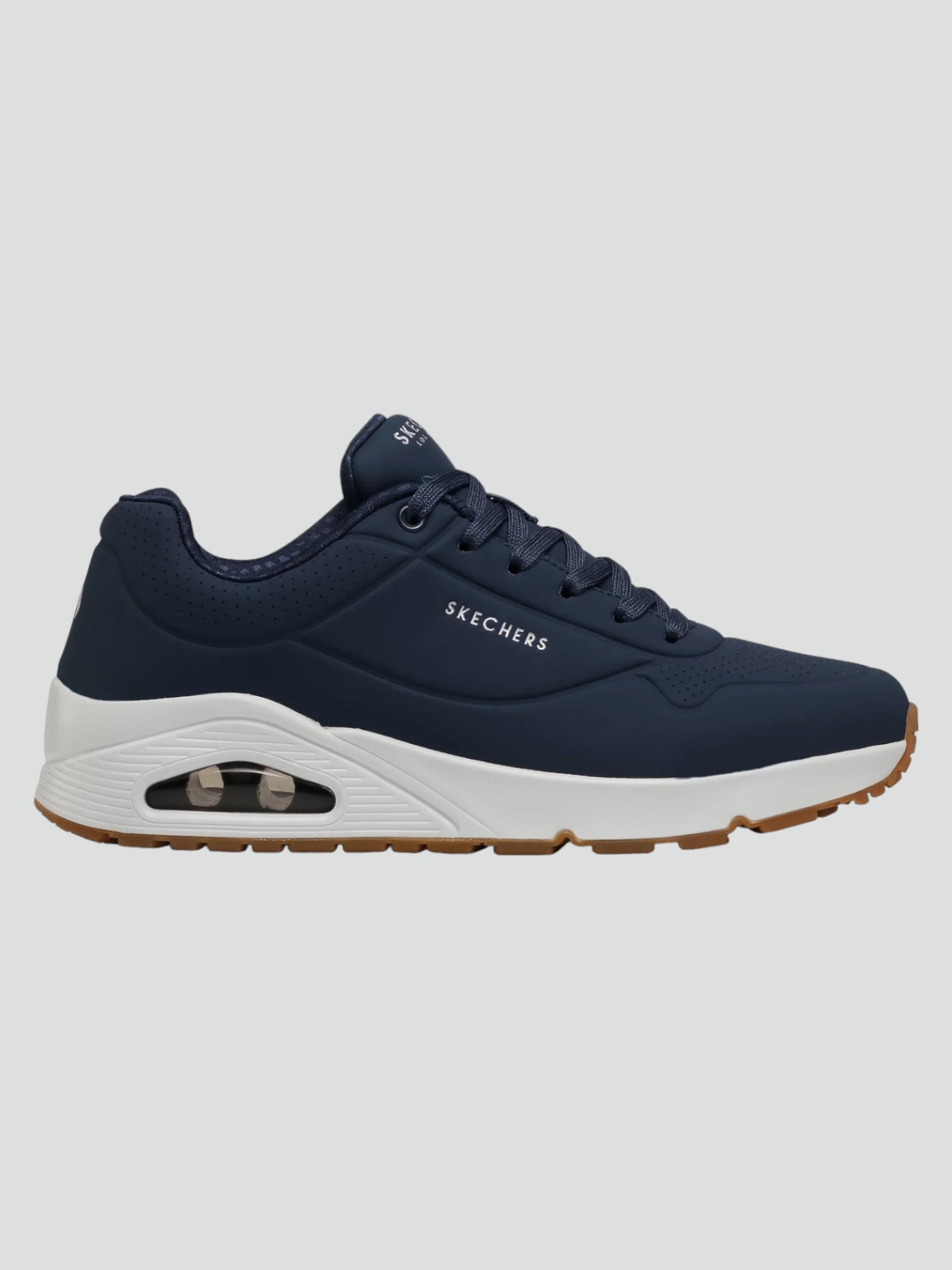 Sneakers "Uno - Stand On Air" blu con Ammortizzazione Skech-Air®