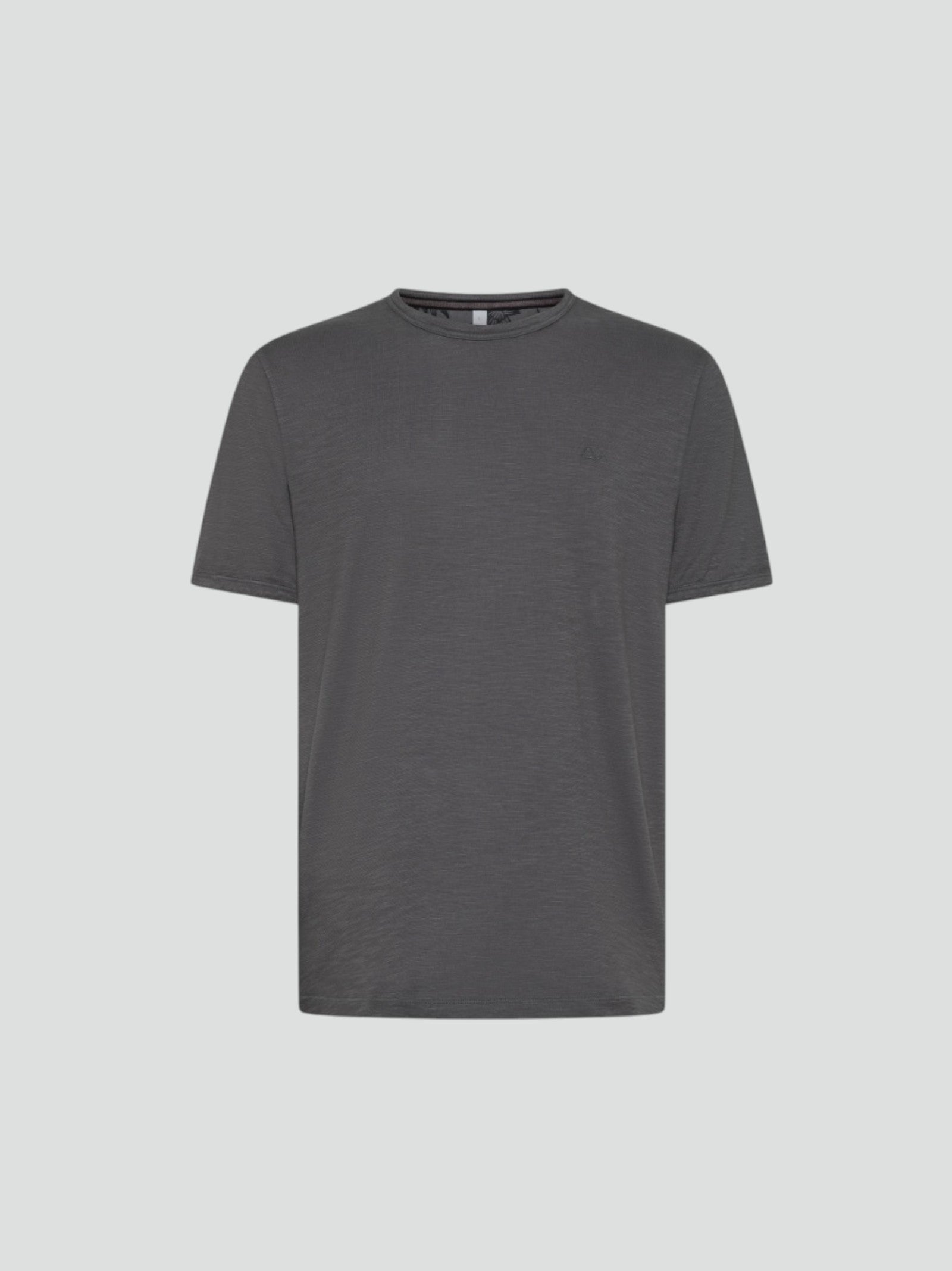 T-shirt inchiostro da uomo con logo ricamato
