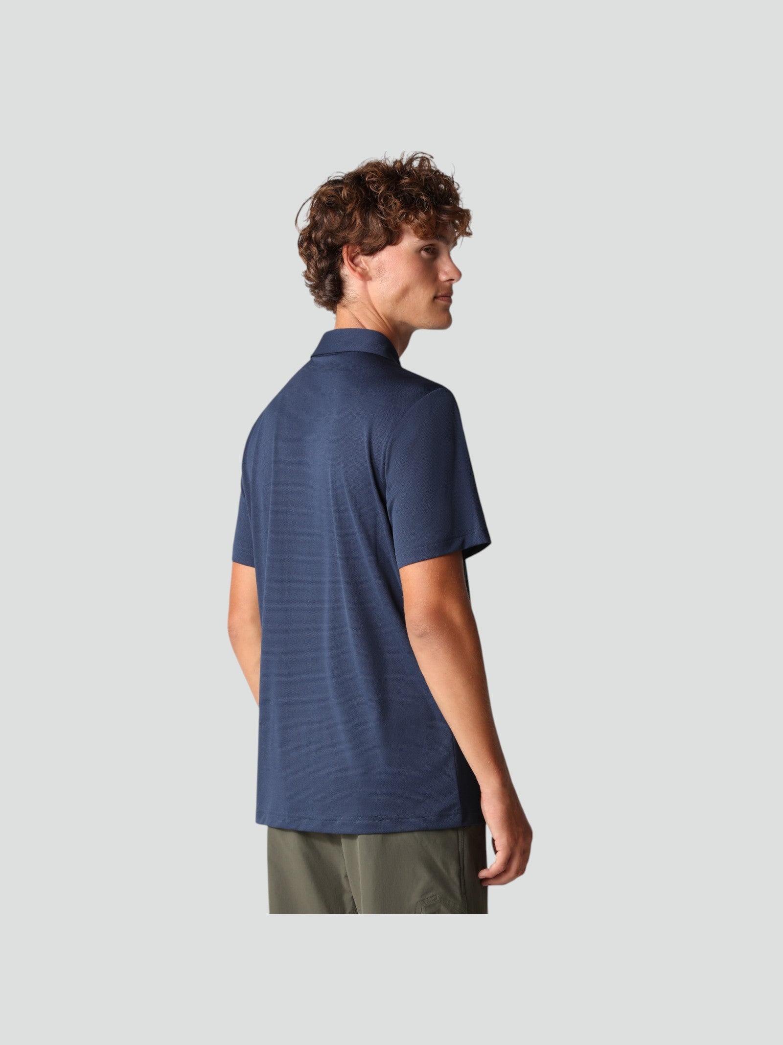 Tanken Polo - Polo Uomo blu in Tessuto Tecnico FlashDry™