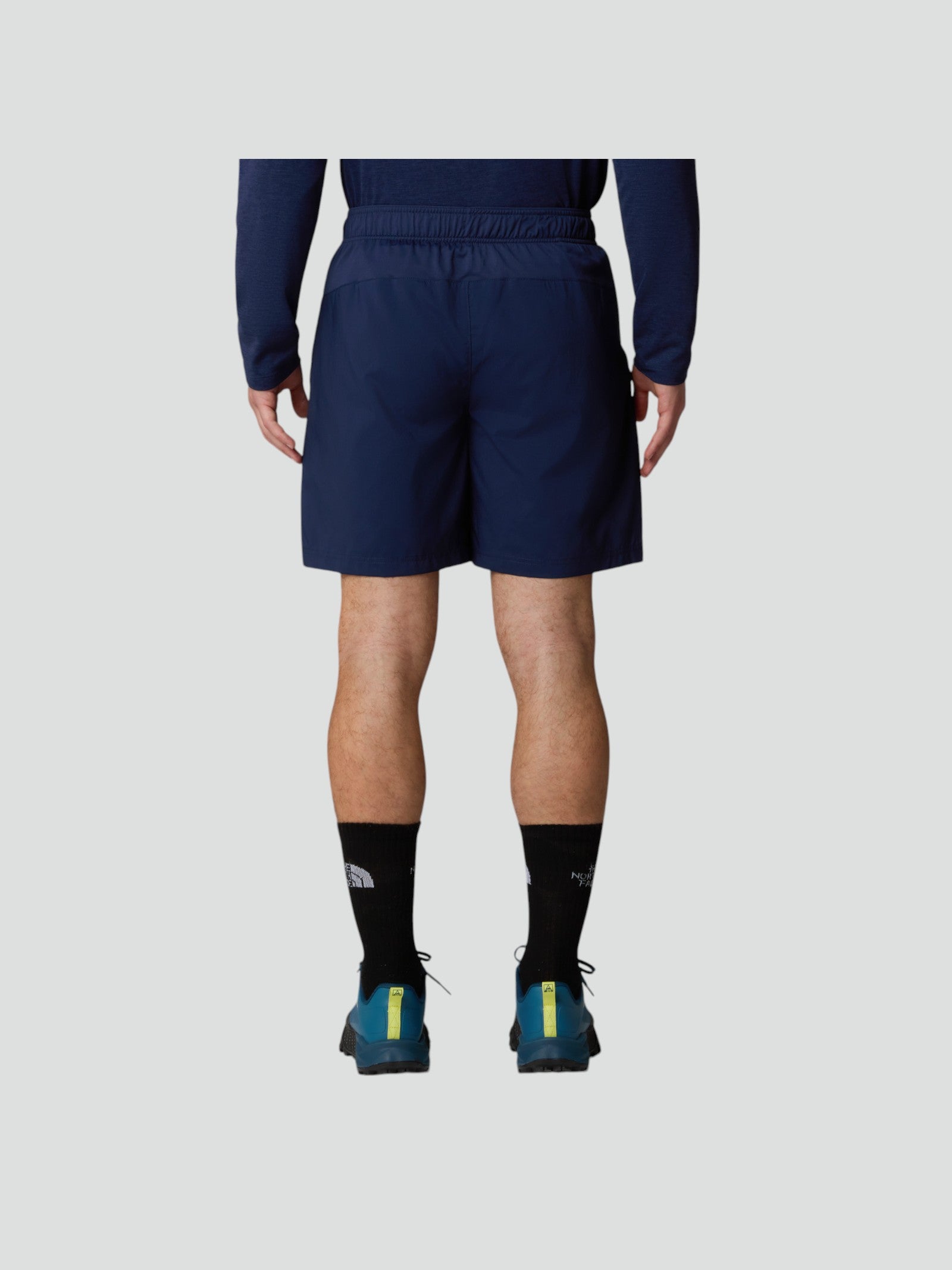 Train N Logo Short Blu - Pantaloncino Uomo in Tessuto Tecnico FlashDry™