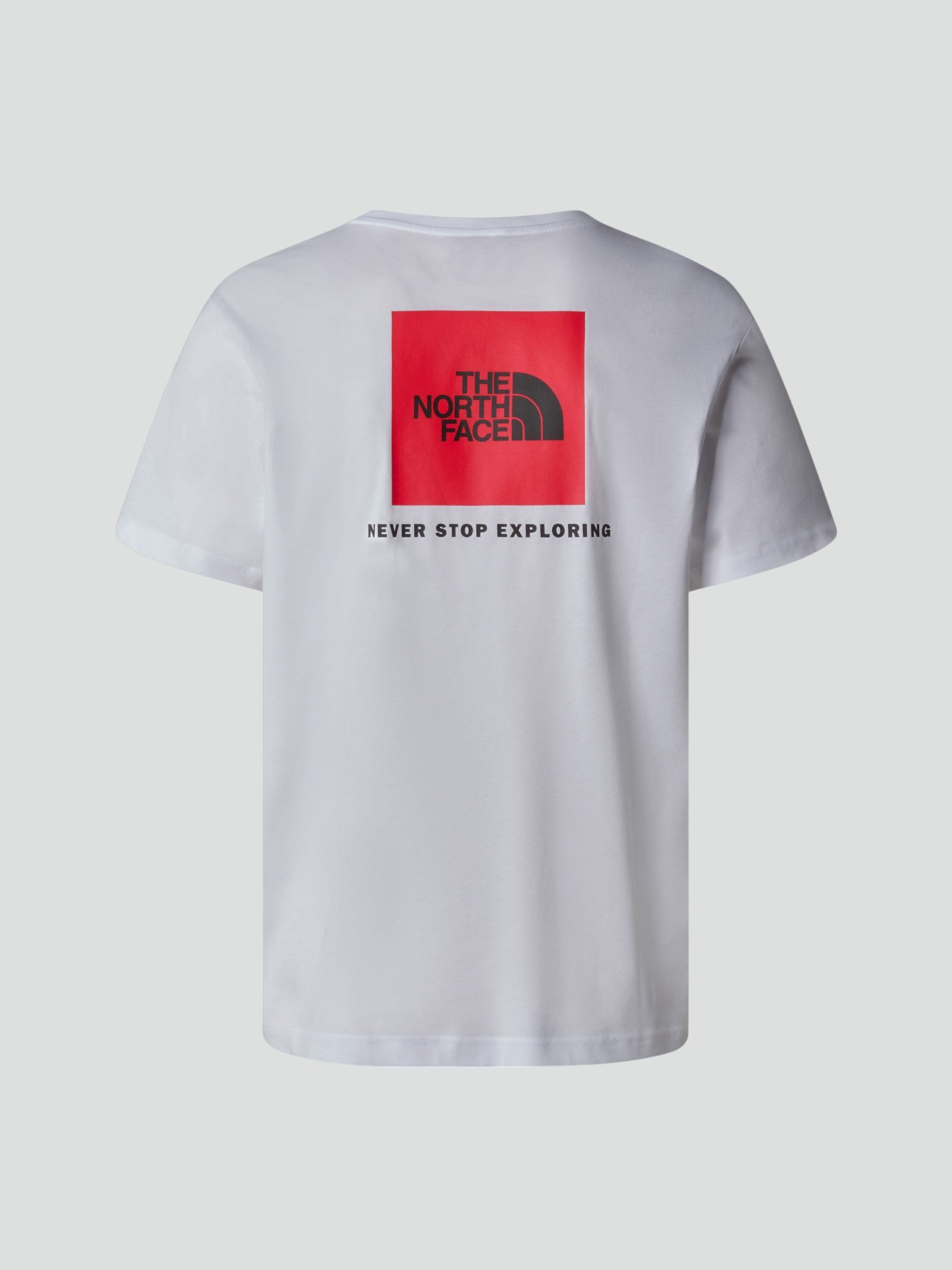 T-shirt bianca con logo a Contrasto nero