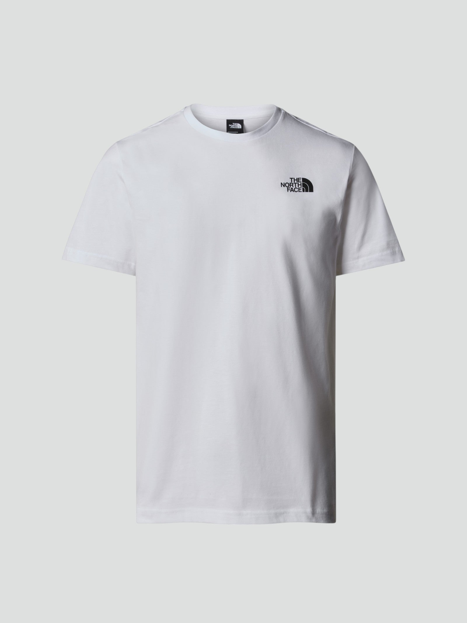 T-shirt Uomo Bianca con Grafica Montagna Retro