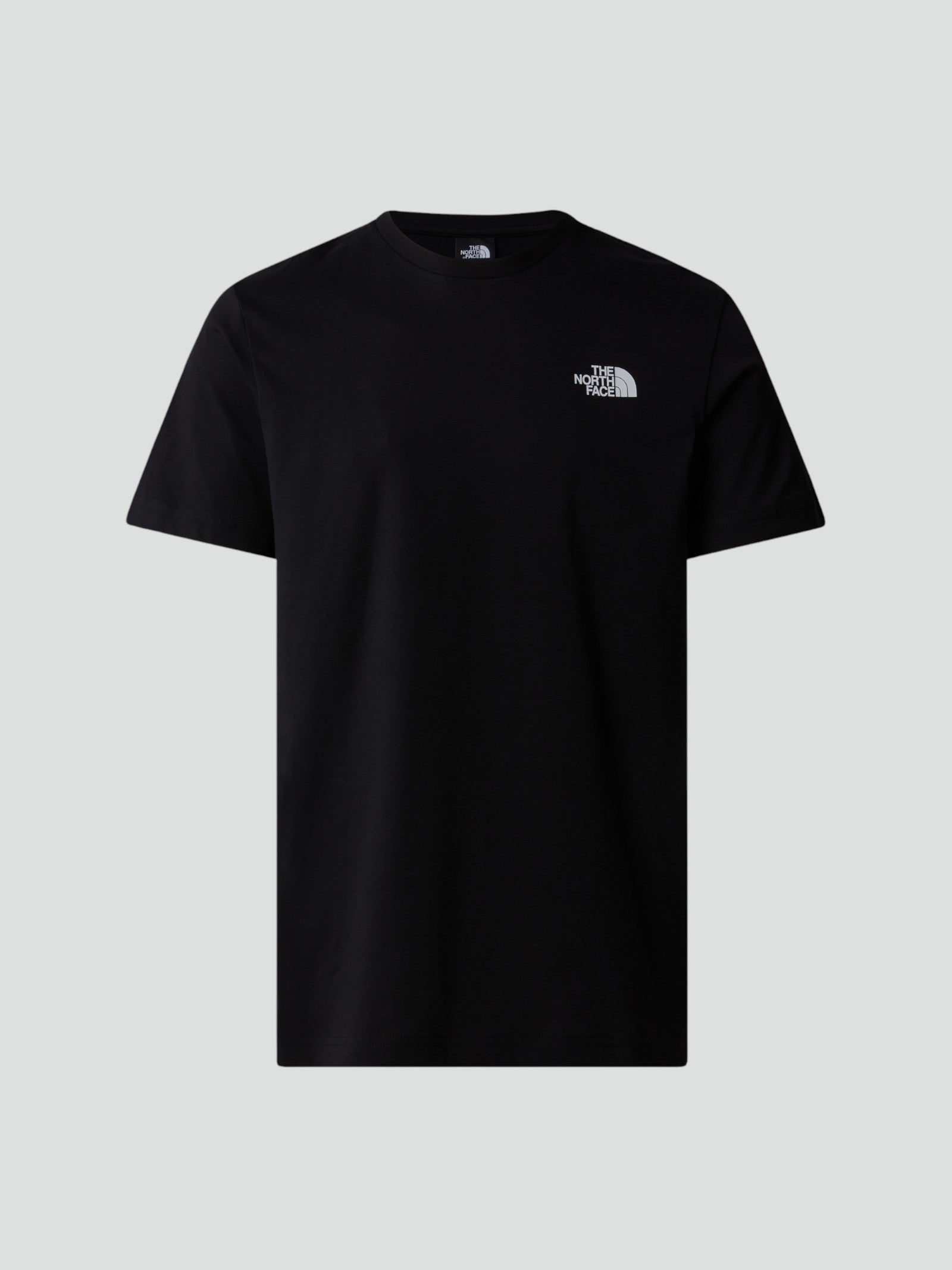 T-shirt Uomo nera con Grafica Montagna Retro