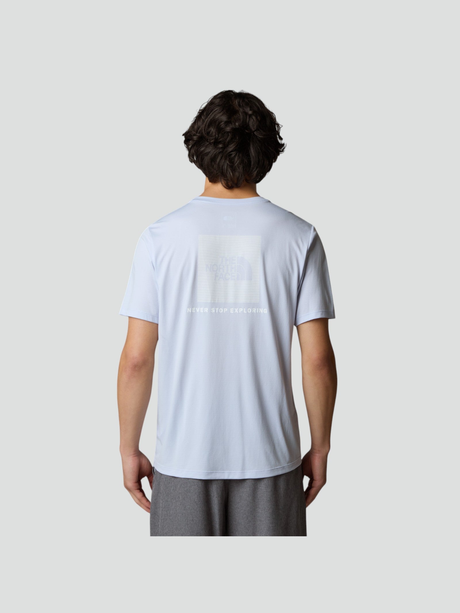 T-shirt Tecnica grigia Uomo - Girocollo con FlashDry™ e Box Logo