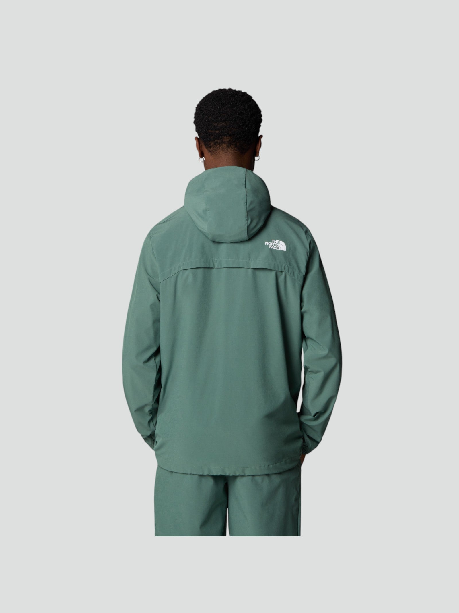 Felpa Tecnica verde con Zip e Tecnologia FlashDry-XD™