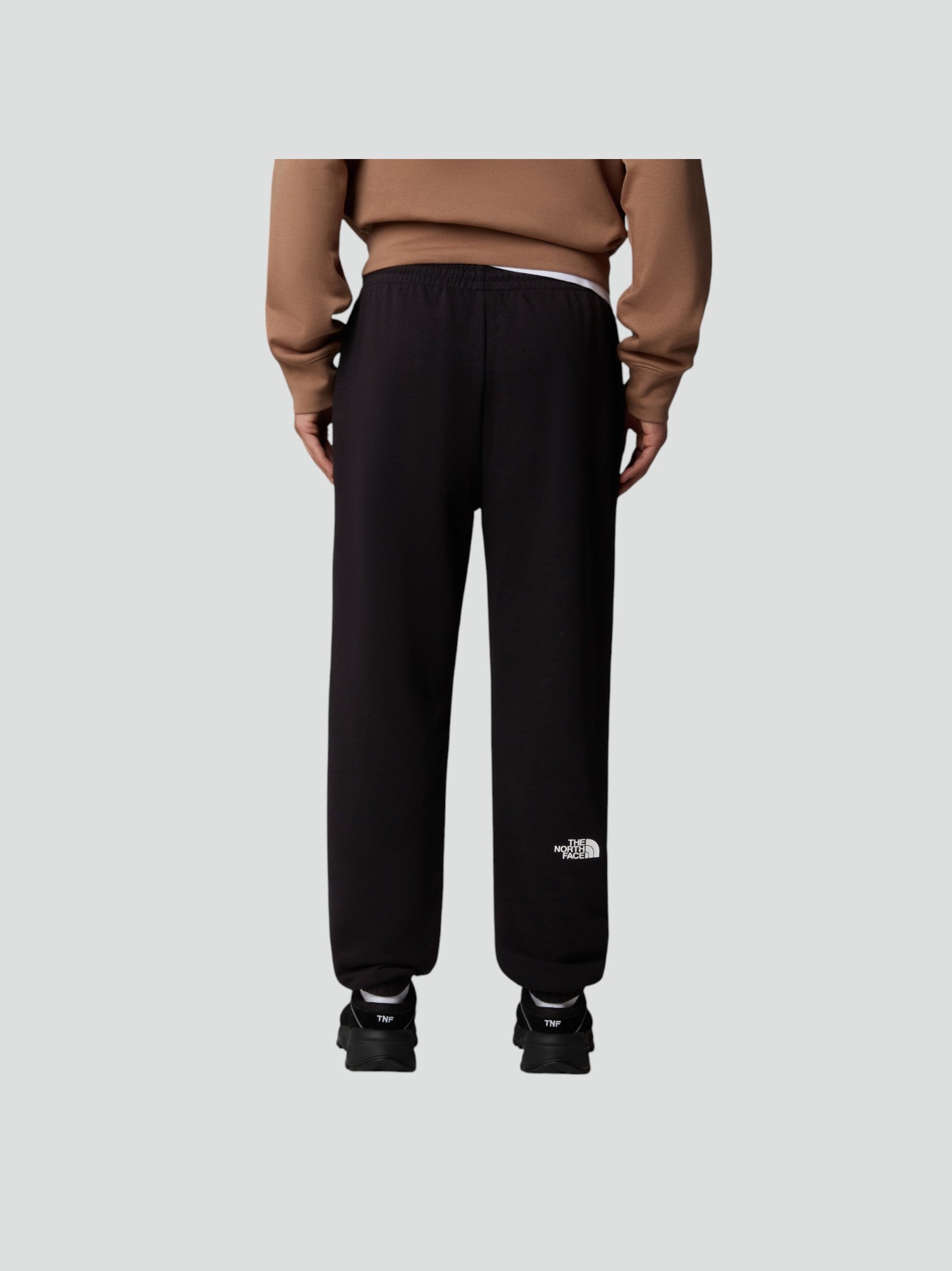 Pantaloni Uomo Neri con Coulisse e Orlo Elasticizzato