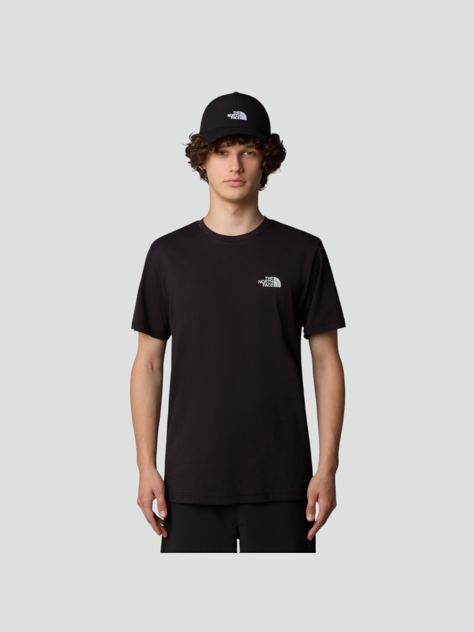 T-shirt Uomo "NSE Reflective Box" Nera con Box Logo Retro