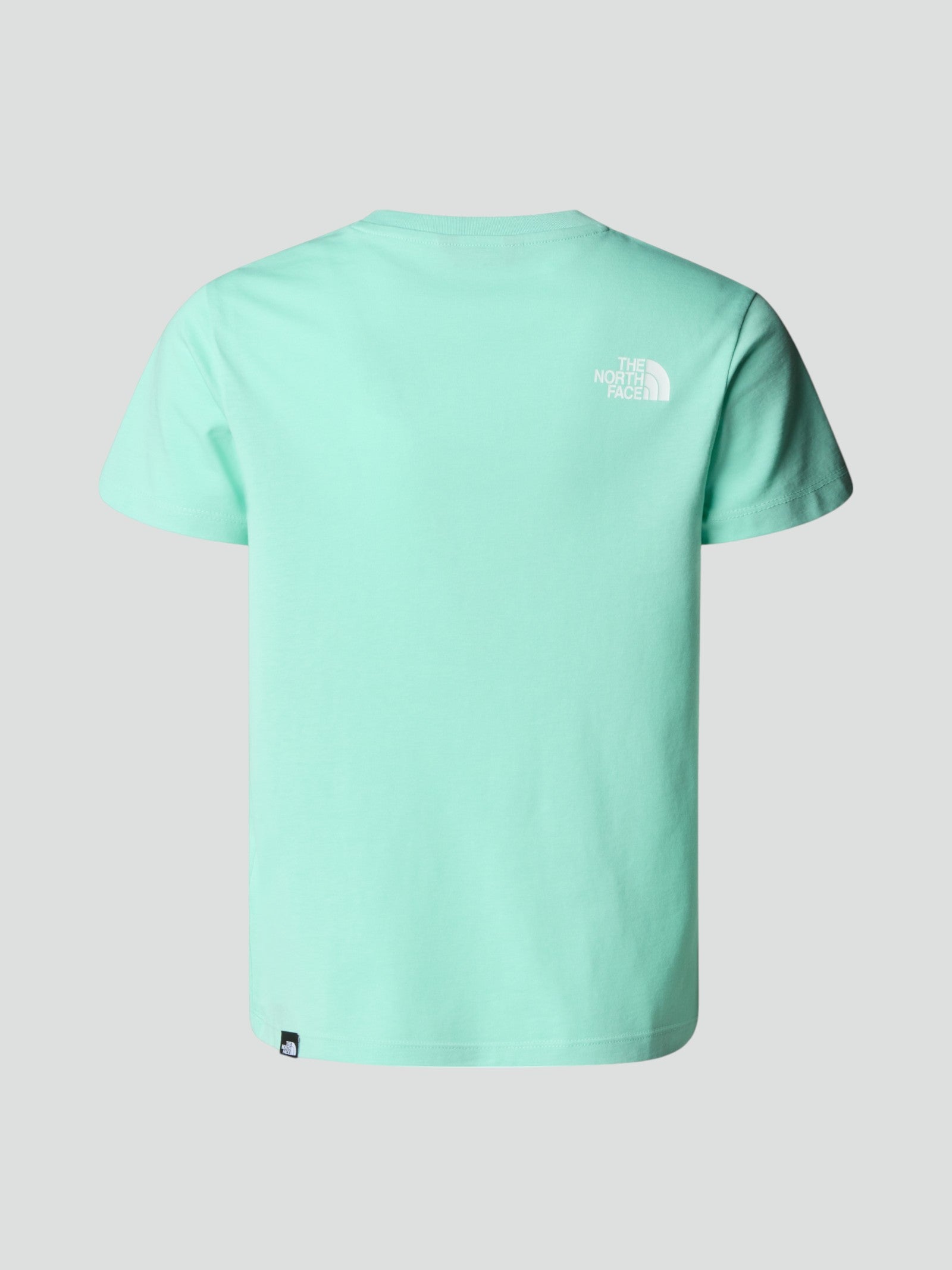 T-shirt Bambino verde acqua in Cotone