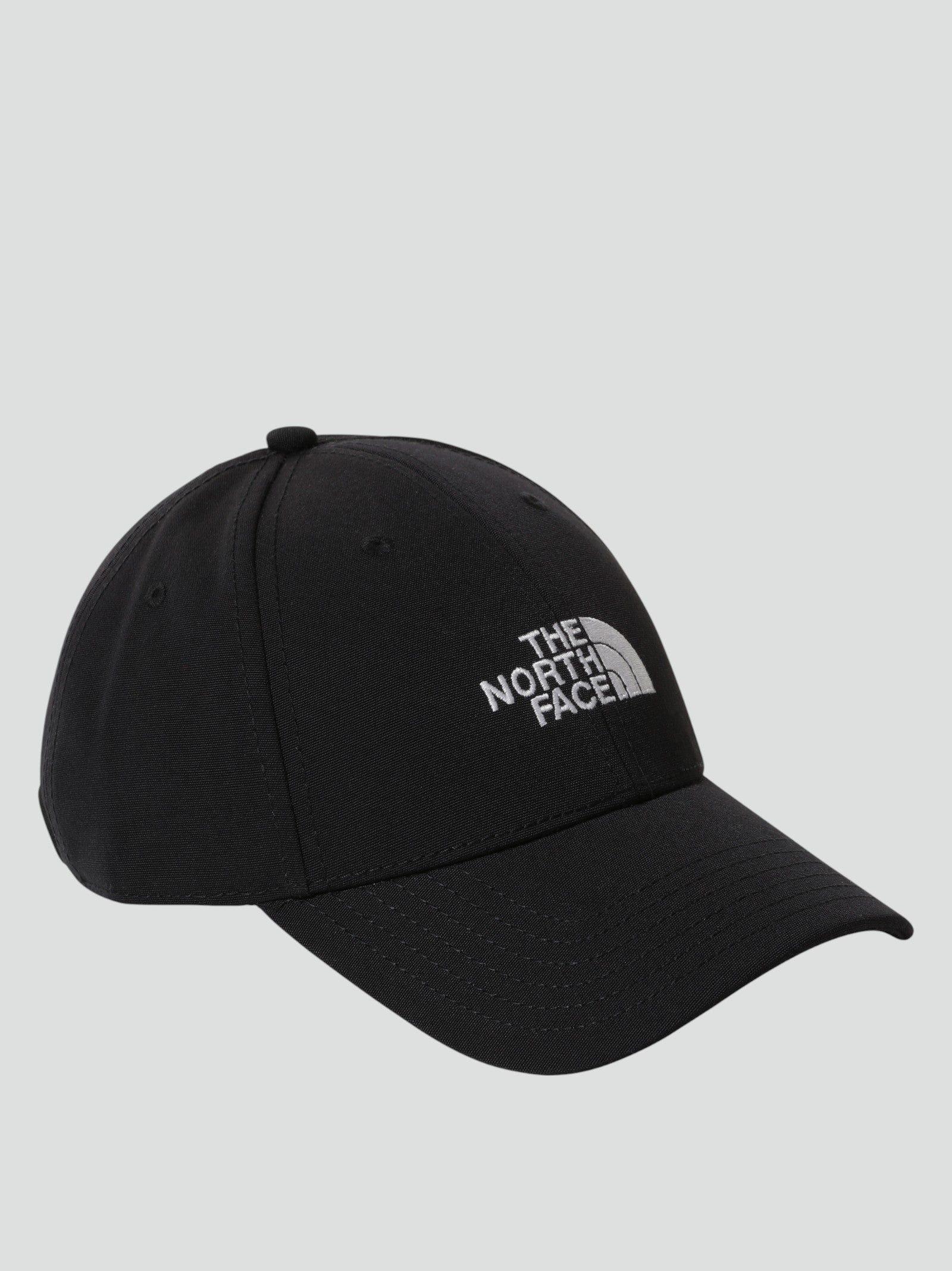 Cappellino nero "The North Face" con Logo bianco Ricamato