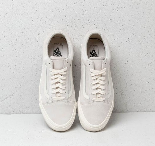 Sneakers Vans Old Skool True White in Tela e Suede
