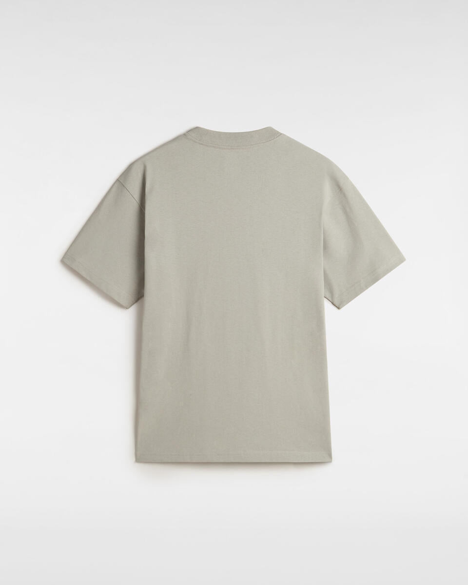 T-shirt "P56" Tortora con Mini Skate Ricamato