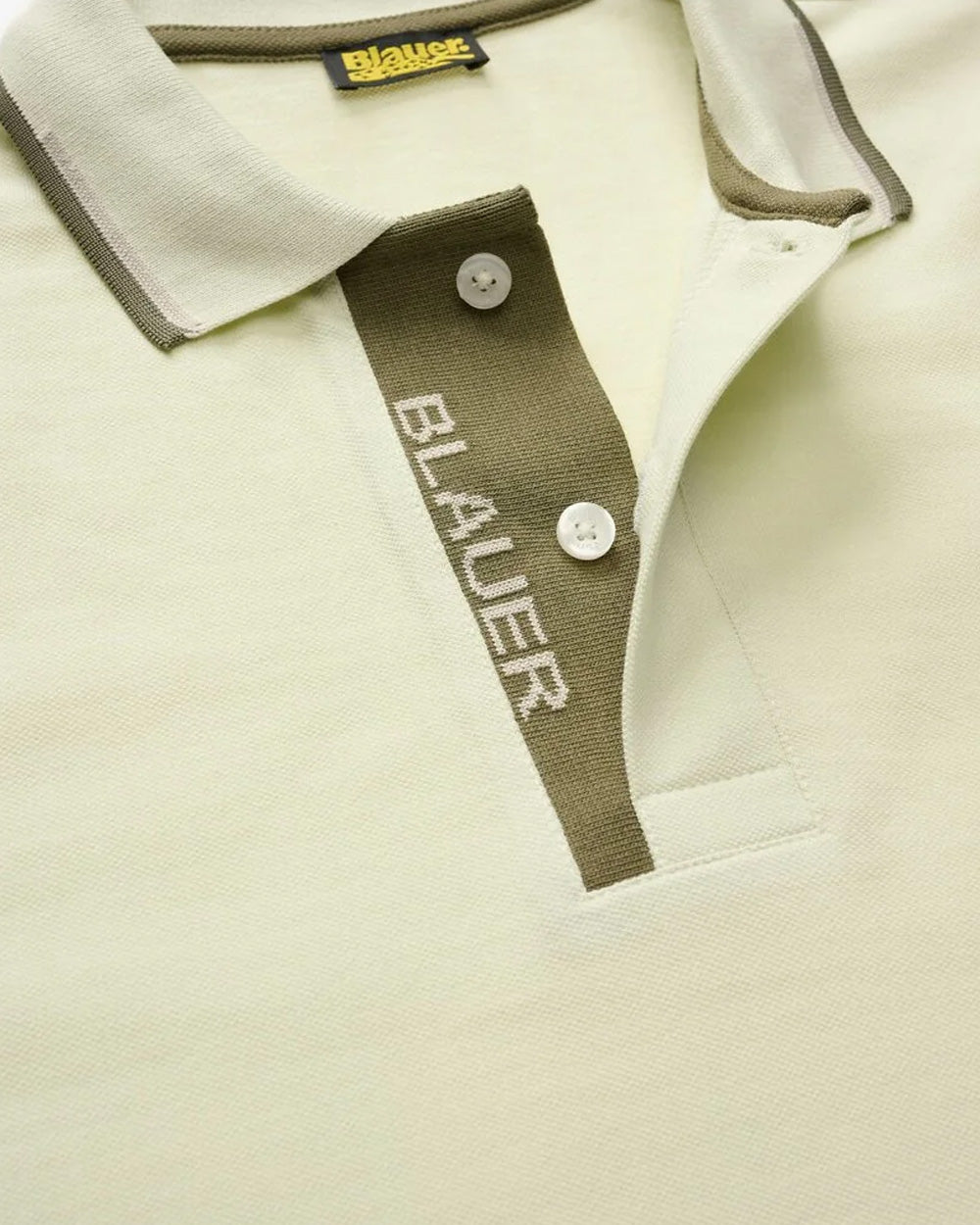 Polo BLAUER uomo BLUT02295 006801 Verde