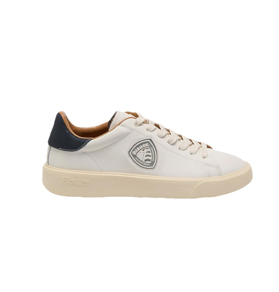 Scarpa BLAUER uomo BUCK BUCK07 LEA WHI Bianca