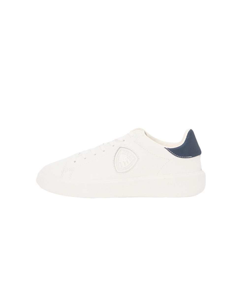 Scarpa BLAUER uomo BUCK BUCK07 LEA WHINVY Bianca Blu