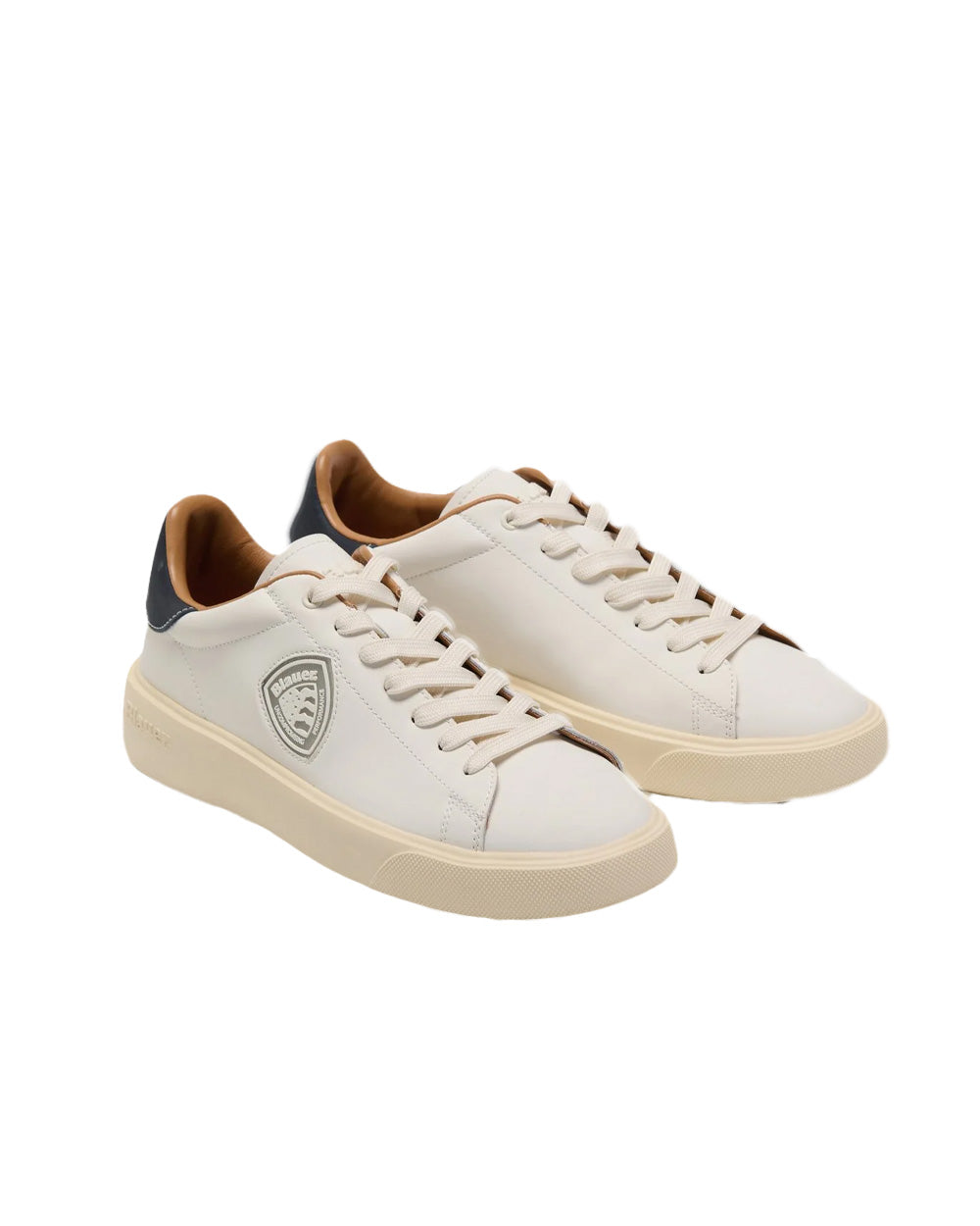 Scarpa BLAUER uomo BUCK BUCK07 LEA WHI Bianca