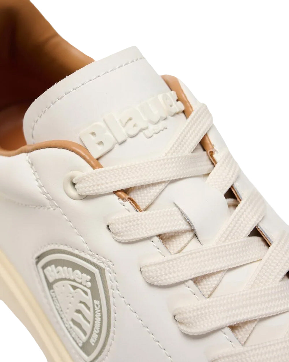 Scarpa BLAUER uomo BUCK BUCK07 LEA WHI Bianca