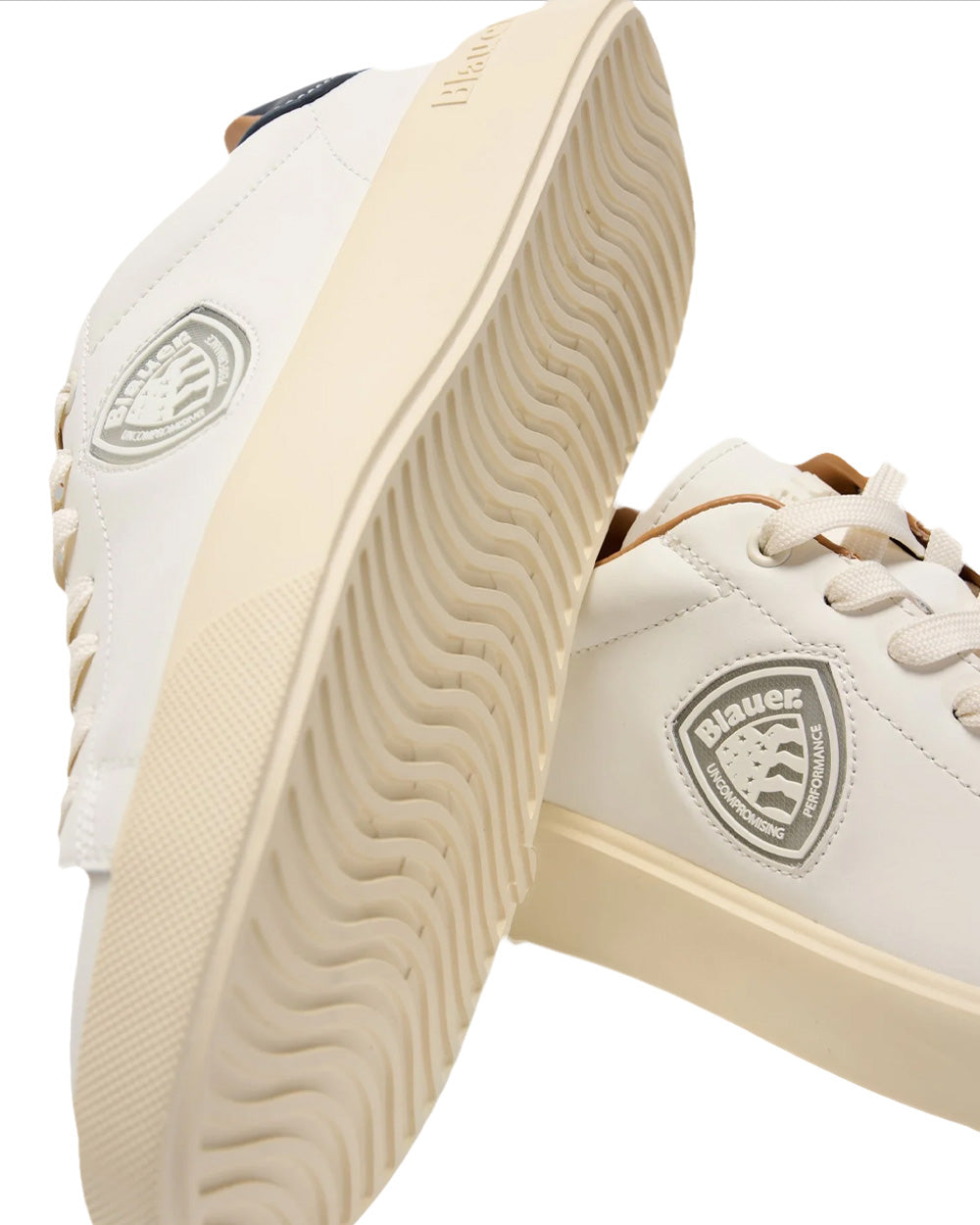 Scarpa BLAUER uomo BUCK BUCK07 LEA WHI Bianca