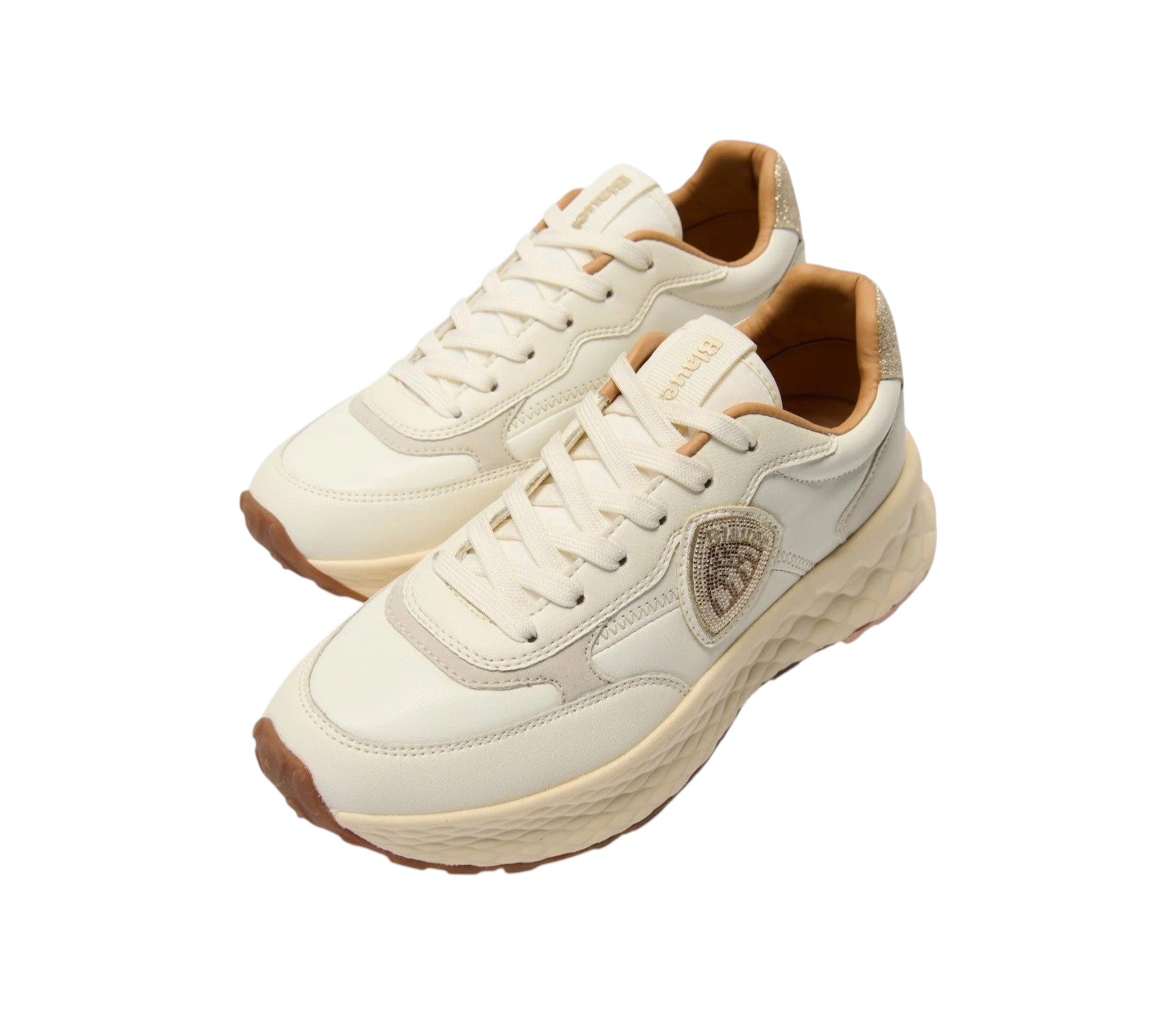 Sneackers Blauer donna LYNN 01 LES CREAMNUD<BR/>