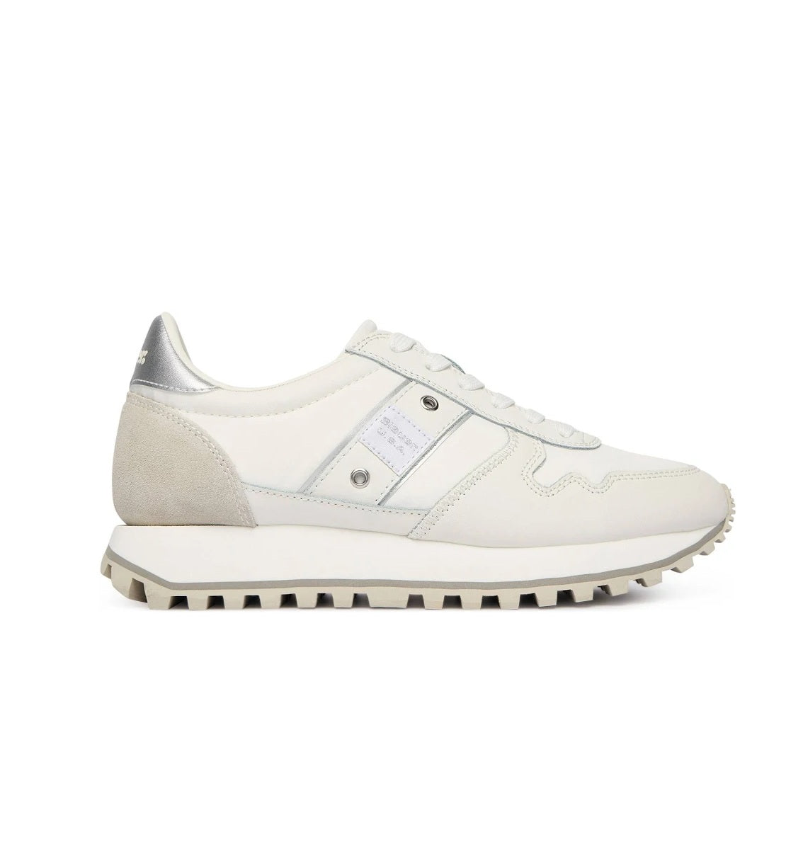 Sneakers Blauer donna millen 03 MILLEN03 NYMWHISIL Bianco Grigio