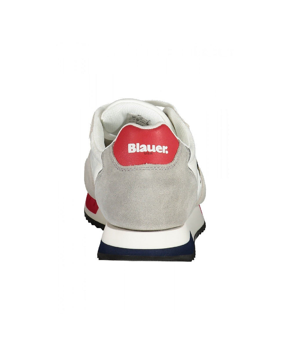 Sneakers Blauer uomo queens 01 QUEENS 01 MES WHIRED NVY bianco rosso blu<BR/>