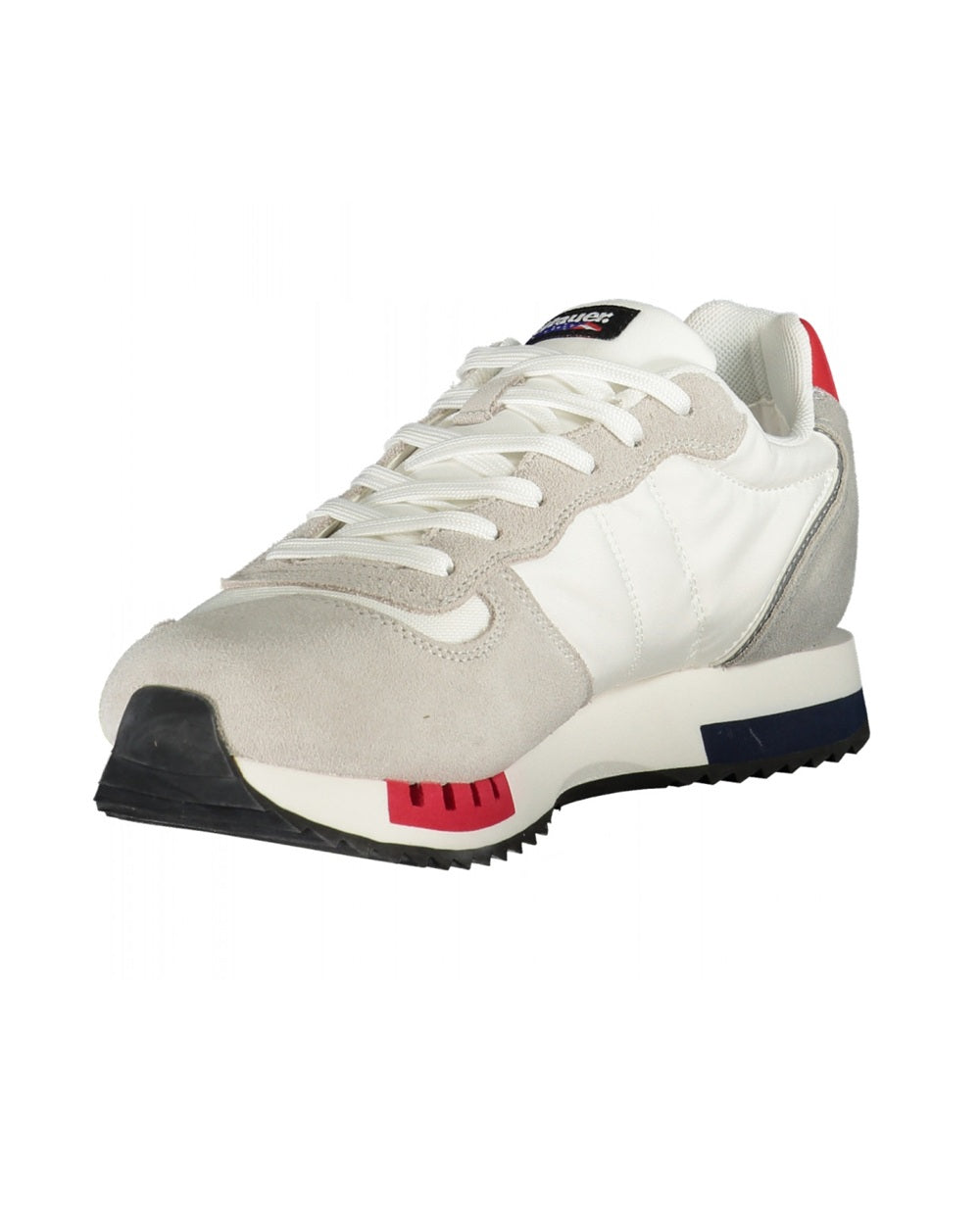 Sneakers Blauer uomo queens 01 QUEENS 01 MES WHIRED NVY bianco rosso blu<BR/>