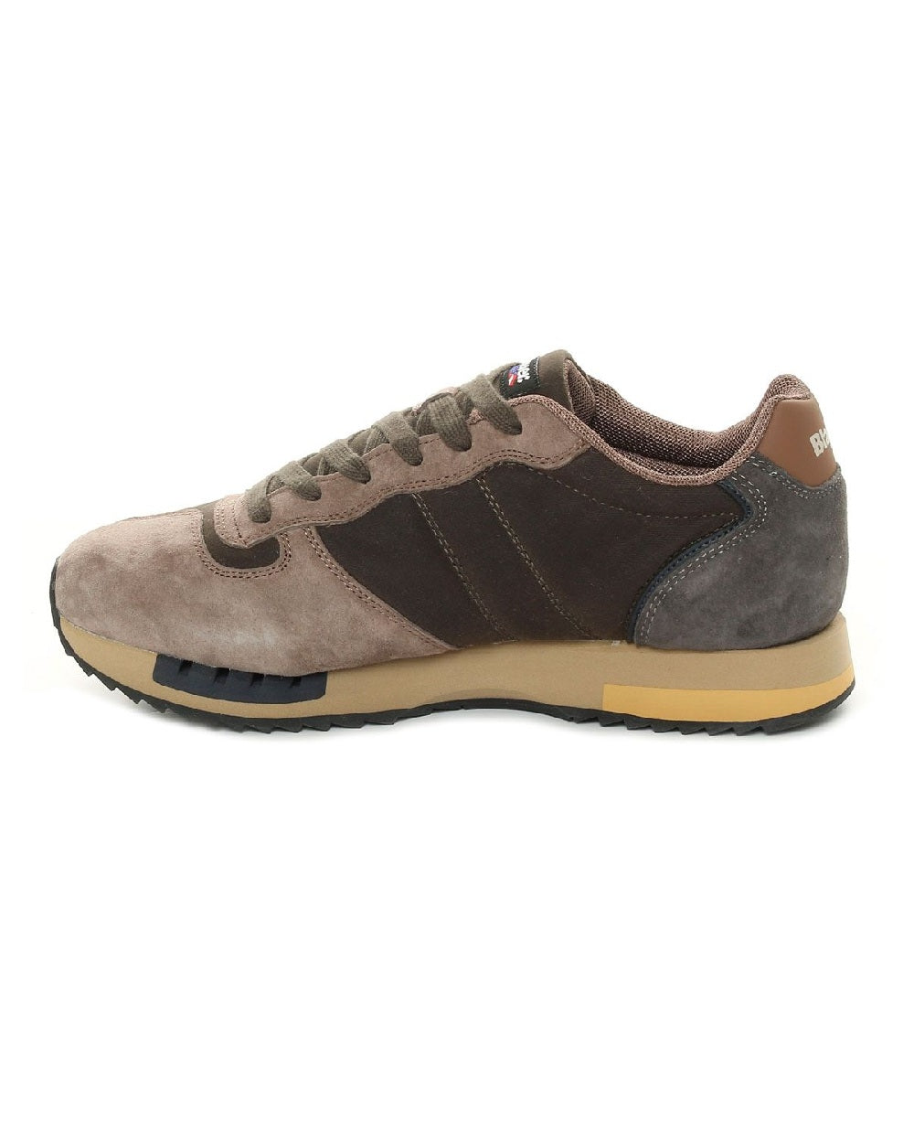 Sneakers Blauer uomo queens 01 QUEENS 01 NUB MILTAU verde militare talpa<BR/>