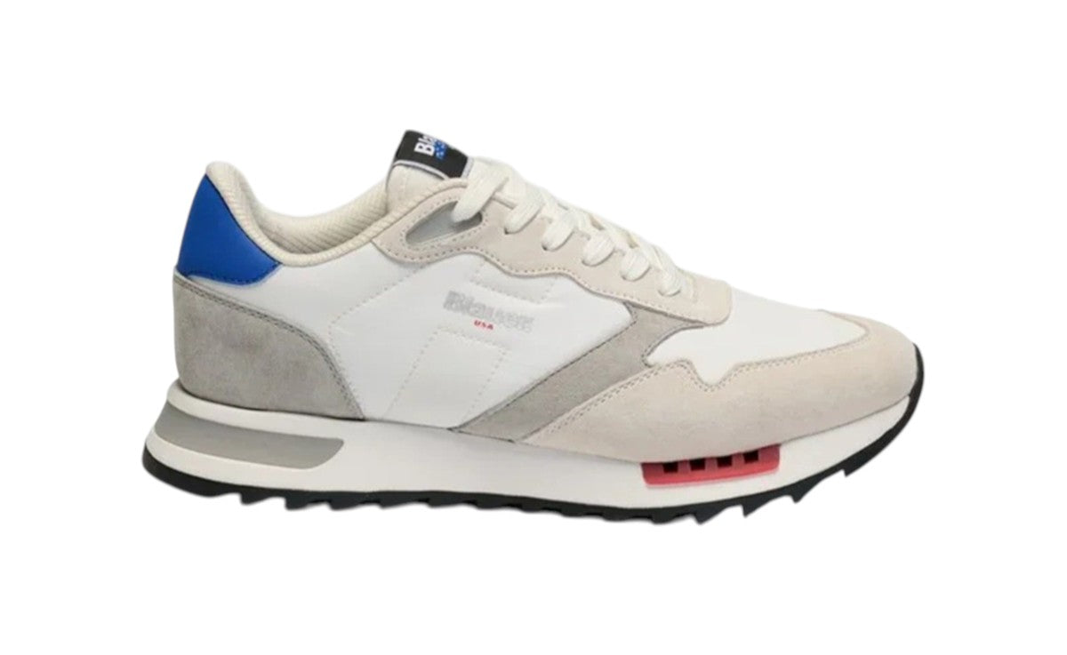 Sneakers Blauer uomo RYDER 01 NYSCREGRY Crema Grigio<BR/>