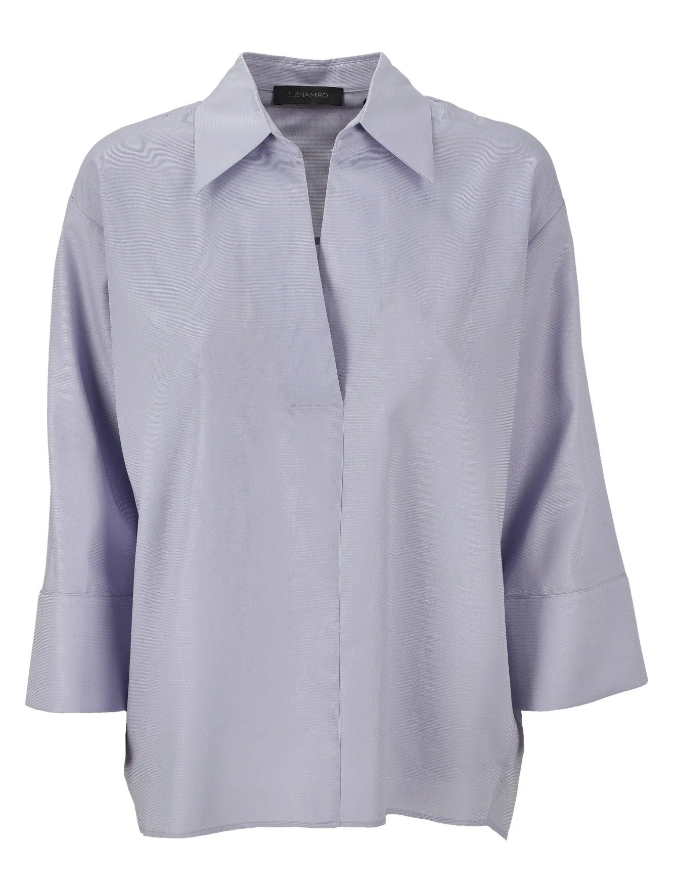 Camicia Elena Miro donna 2043Z10037N0A9 Oxford uovo 3/4 Azzurro