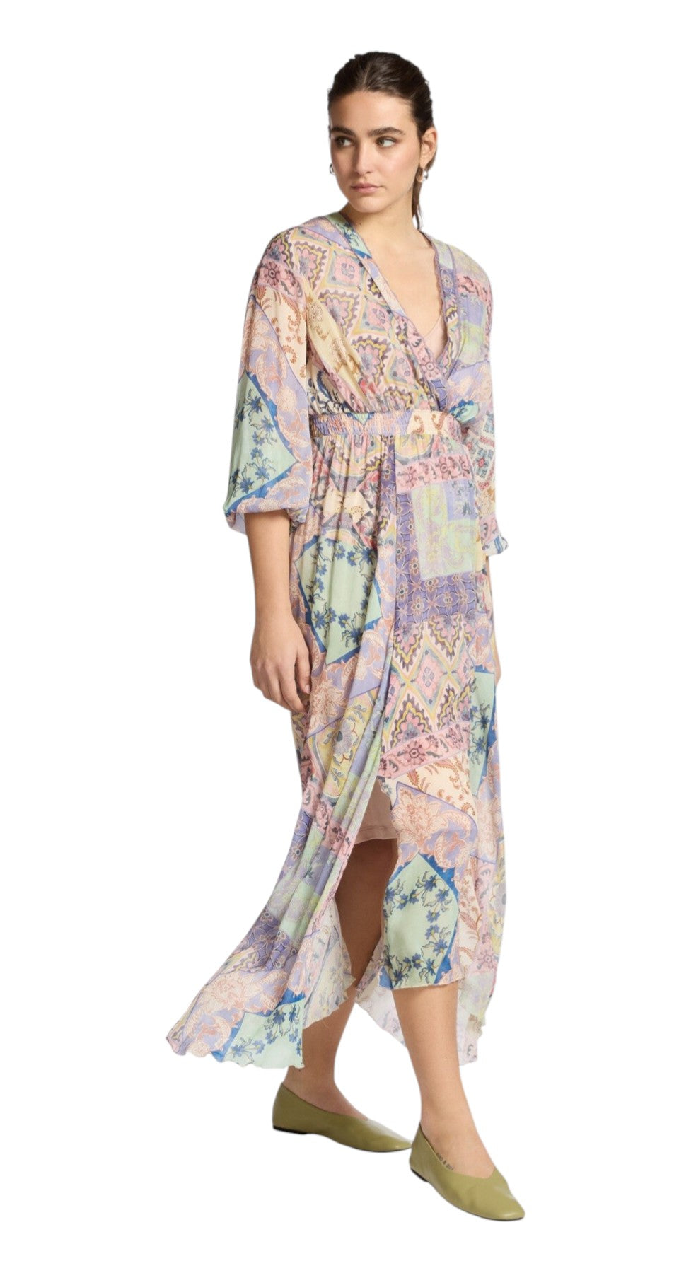 Abito Elena Mirò donna 7081P000291N 043 Online Selection Rosa Viola<BR/>