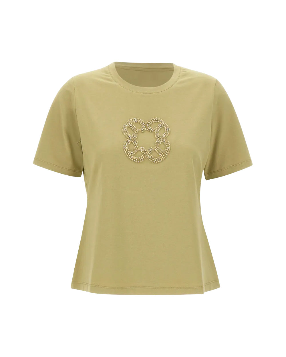 T-shirt ELENA MIRO donna G071Z100627N Avocado