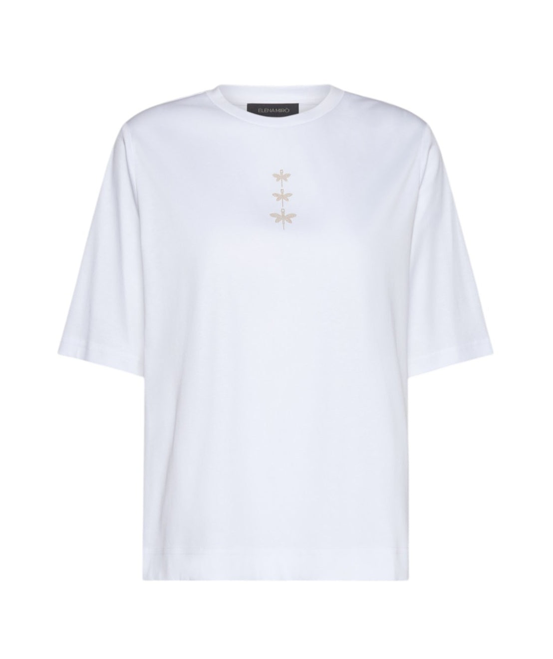 T-shirt Elena Mirò donna G079Z000598N 001 Online Selection Bianco<BR/>
