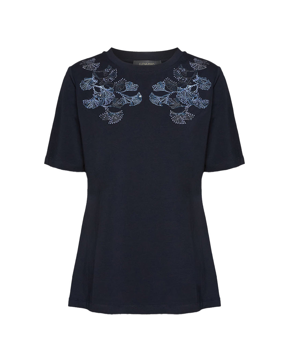 T-shirt ELENA MIRO donna G341Z100563N Blu