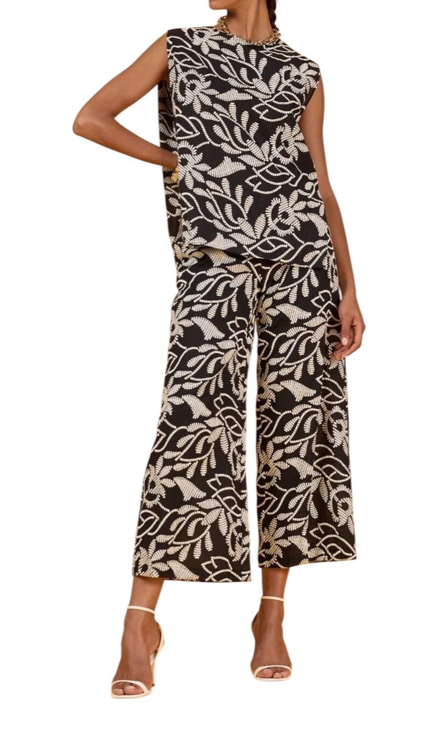 Pantalone Elena Mirò donna P002P000488N 001 Performance Nero Bianco<BR/>