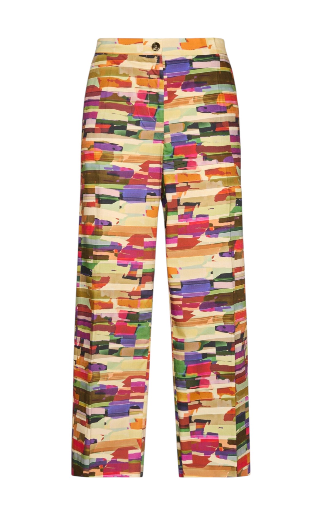 Pantalone Elena Mirò donna P020P100471N 001 Performance Avorio Multicolor <BR/>